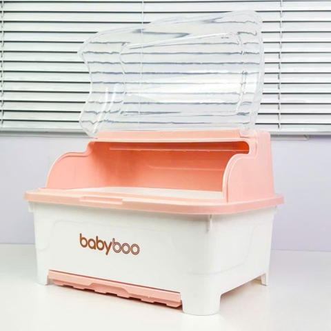 Khay úp chén bát ăn dặm Baby Boo