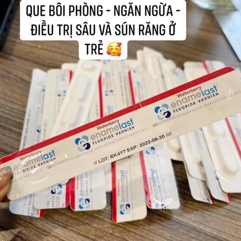 Que bôi ngừa sâu răng Vecni Flour loại 1 của Mỹ