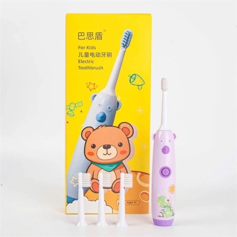 Bàn chải điện Basidun hình gấu