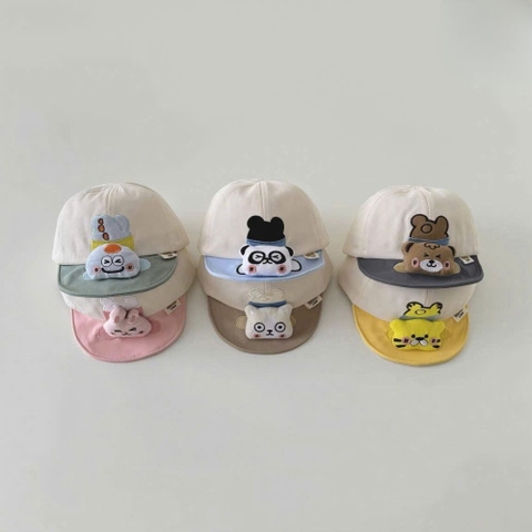 Mũ nón lưỡi trai hình thú cho bé