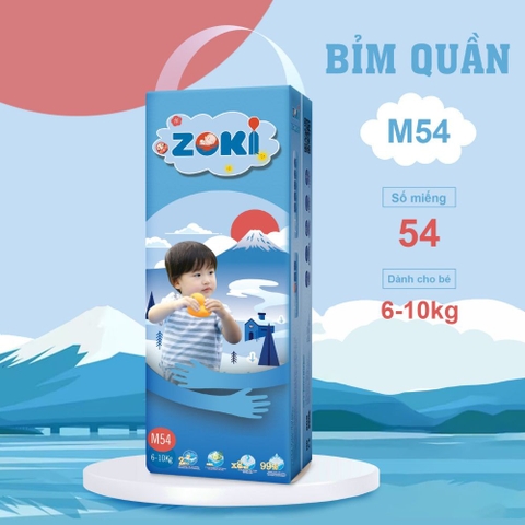 Tã bỉm Quần/Dán Zoki Nhật Bản Xanh