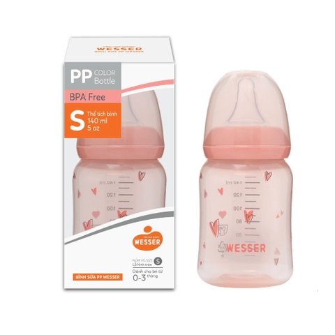 Bình sữa PP Wesser (COLOR)