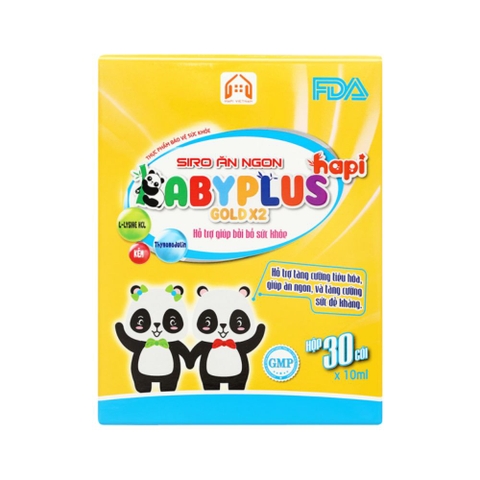 Siro ăn ngon Babyplus Hapi Gold X2