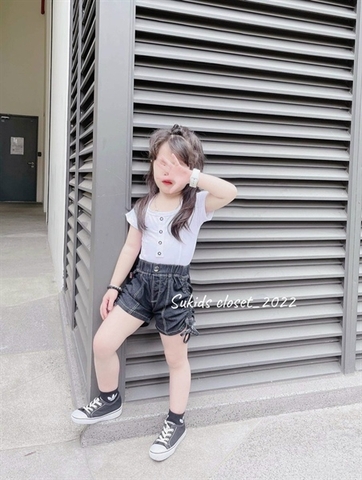 Set Áo Thun Quần Đùi Rút Dây