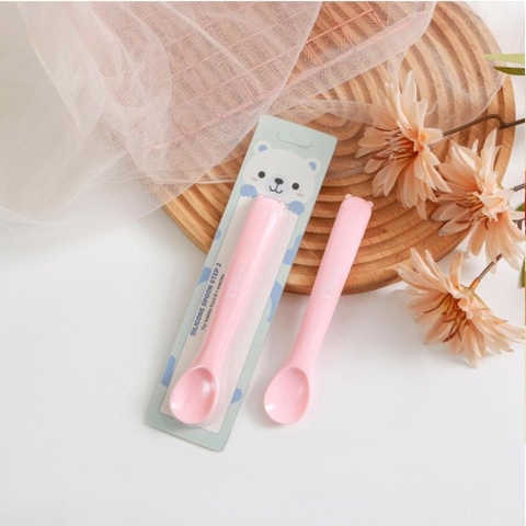 Thìa ăn dặm Misan 1 giai đoạn - Silicon dẻo chịu nhiệt an toàn cho bé