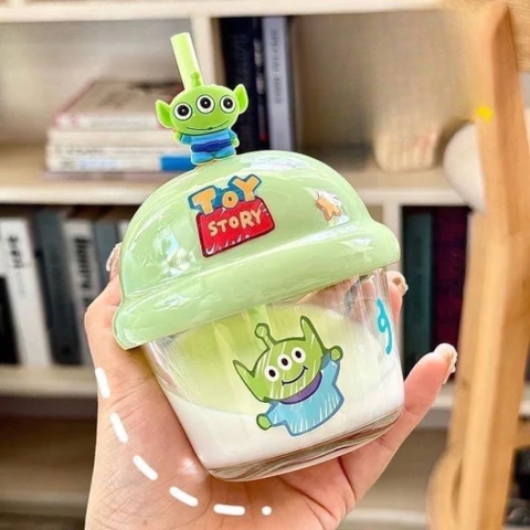 Ly cốc uống nước hình quái vật cute cho bé