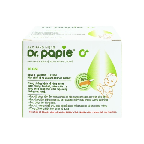 Gạc gơ lưỡi Dr Papie