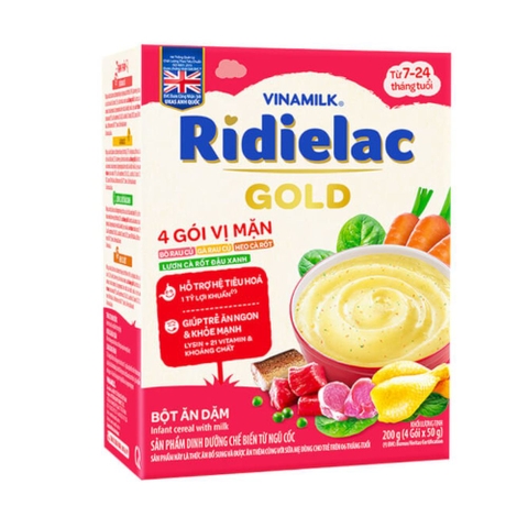 Bột ăn dặm Ridielac Gold