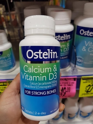 Canxi bầu Ostelin Calcium và Vitamin