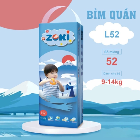 Tã bỉm Quần/Dán Zoki Nhật Bản Xanh