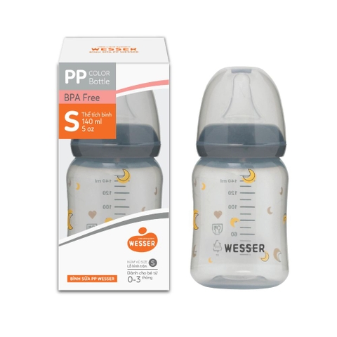 Bình sữa PP Wesser (COLOR)