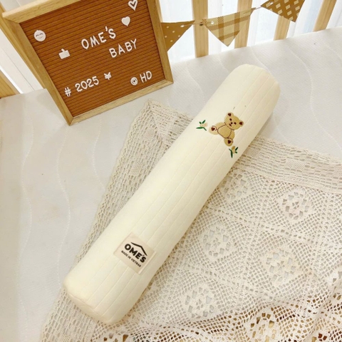 Gối ôm trần bông Hàn thêu Ome's cho bé