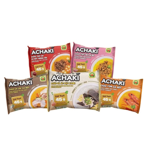 Cháo ăn liền Achaki cho bé 1Y+ (72g)
