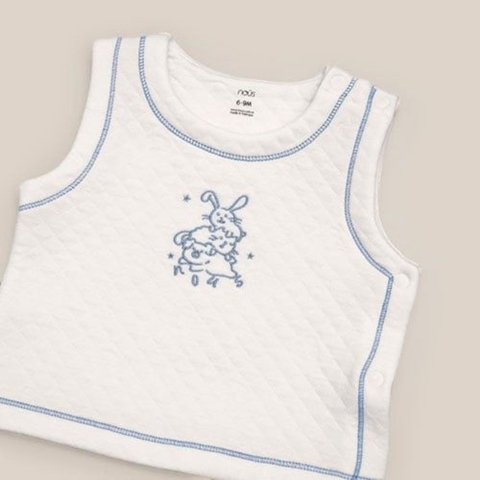 Áo gilet Nous chần bông hình thỏ