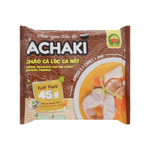 Cháo ăn liền Achaki cho bé 1Y+ (72g)