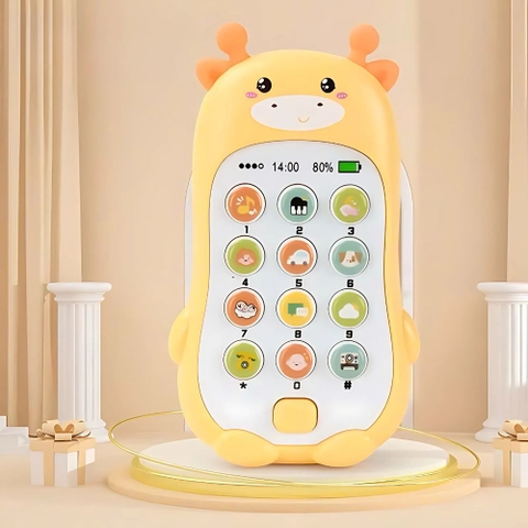 Điện thoại đồ chơi con bò cho bé