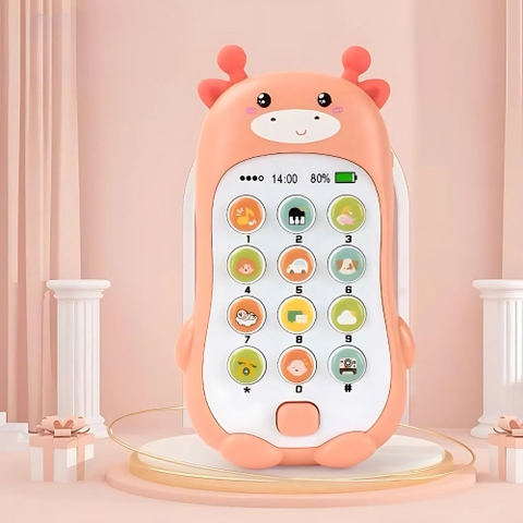 Điện thoại đồ chơi con bò cho bé