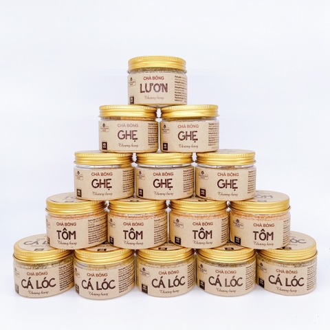 Chà bông thượng hạng cho bé ăn dặm 8m+