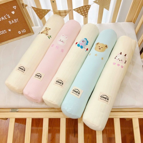Gối ôm trần bông Hàn thêu Ome's cho bé