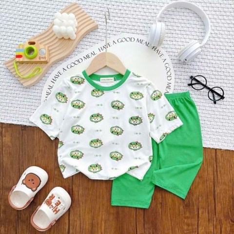 Bộ lửng thun lạnh Minkymom hoạt hình cho bé