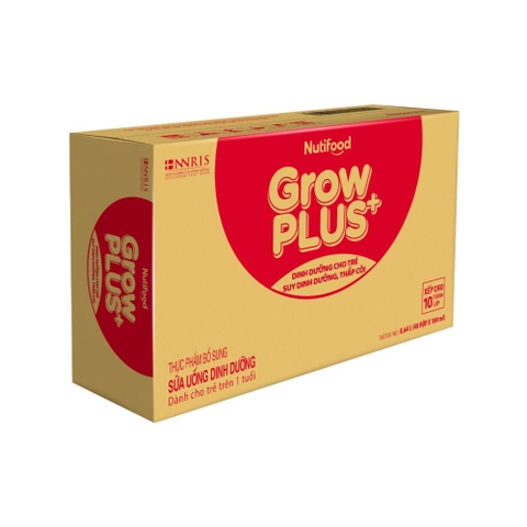 Sữa bột pha sẵn NutiFood Grow Plus+ đỏ
