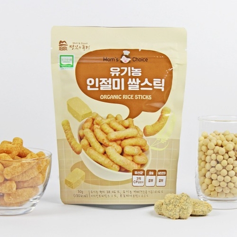Bánh gạo lứt hữu cơ Mom’s Choice Hàn Quốc 7M+