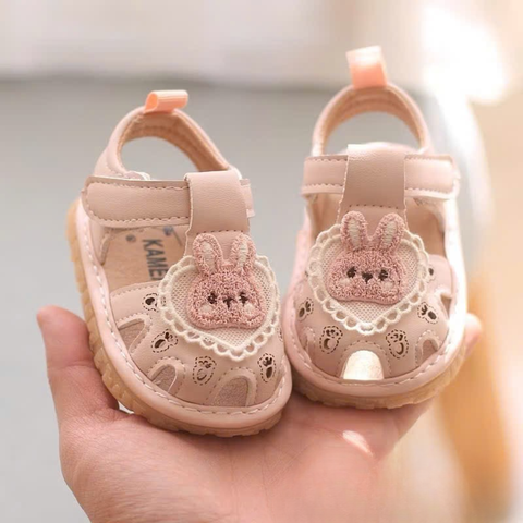 Giày sandal tập đi chống trượt hình thỏ cho bé