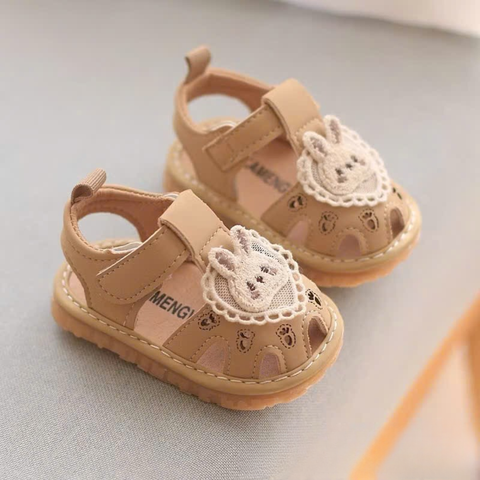 Giày sandal tập đi chống trượt hình thỏ cho bé
