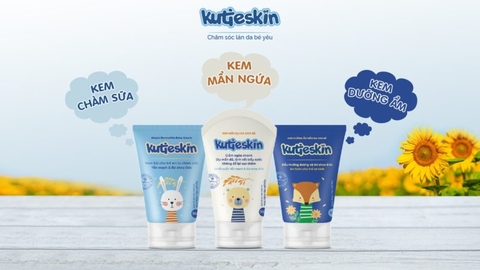 Kem bôi Kutieskin hỗ trợ cho trẻ bị chàm sữa 30g