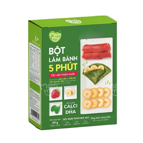 Bột làm bánh Crepe Hoa Quả Mămmy