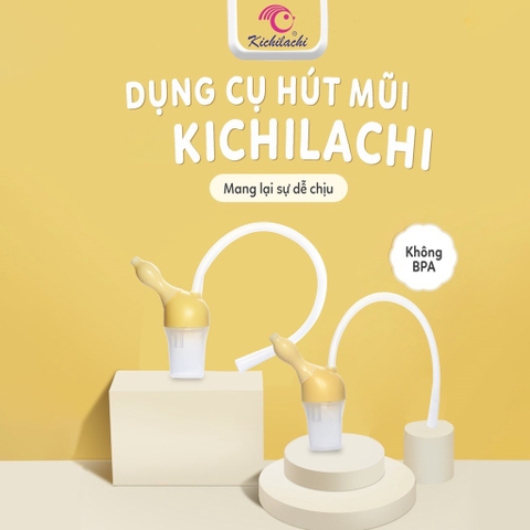 Dụng cụ hút mũi Kichilachi siêu mềm mẫu mới