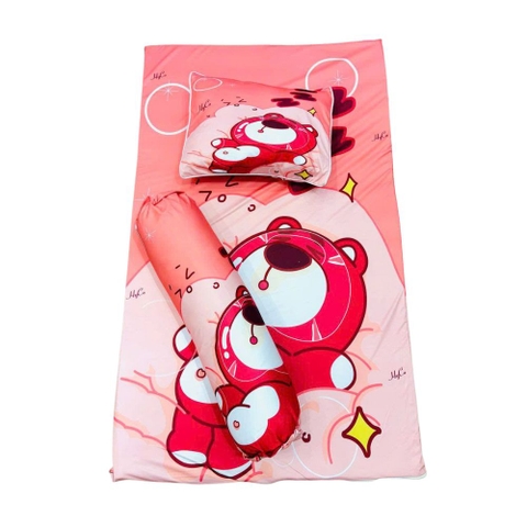 Bộ nệm gối thun 5D cao cấp cho bé