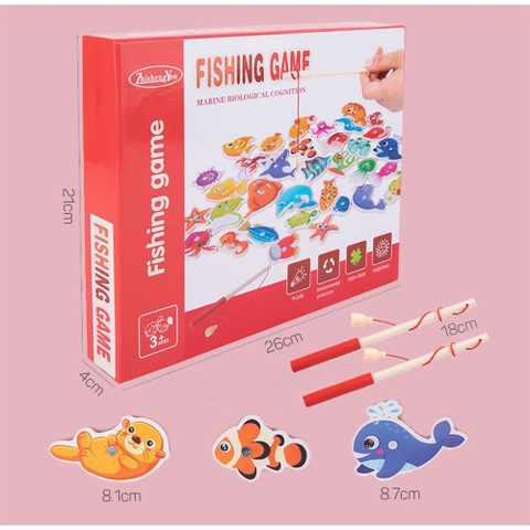 Bộ đồ chơi câu cá nam châm cho bé