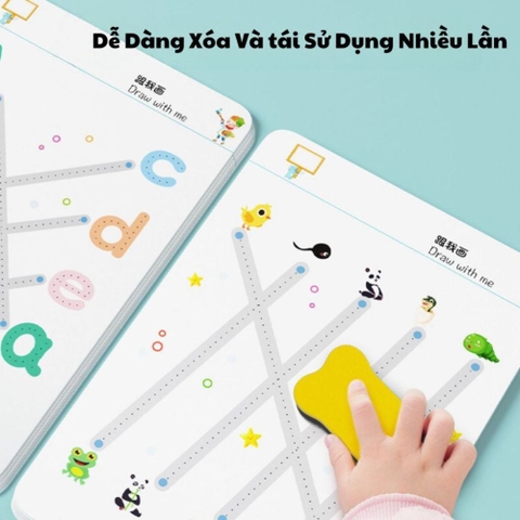Bộ sách luyện viết Dot To Dot giáo dục cho bé