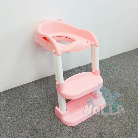 Thang bệ thu nhỏ bồn vệ sinh gấp gọn Holla cho bé