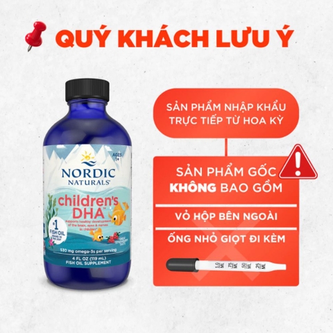 Siro Nordic Naturals Children's DHA – Omega-3 1Y+