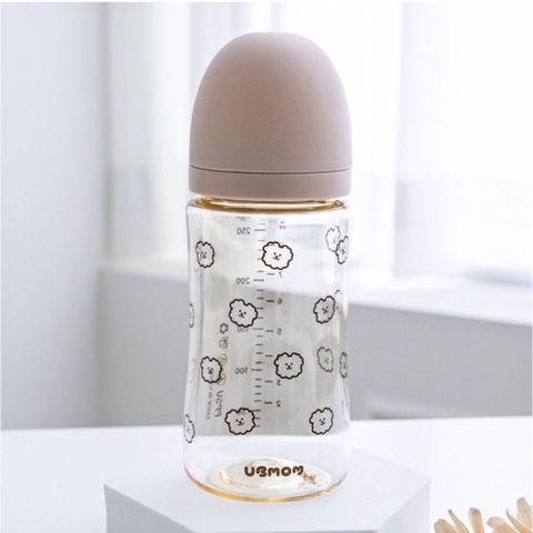 Bình sữa UBmom họa tiết cún xù