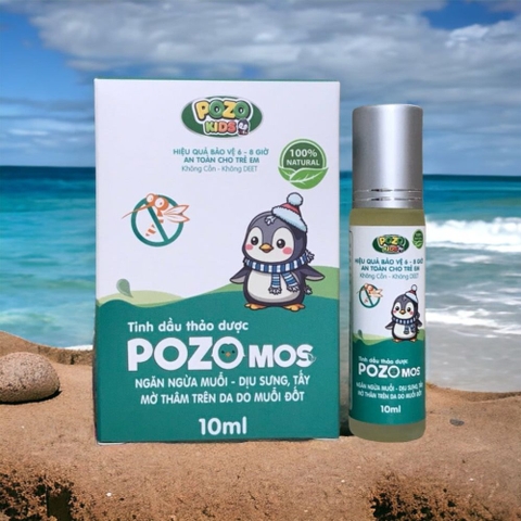 Thanh lăn xua muỗi tinh dầu thảo dược PozoMos 10ml
