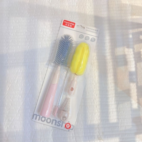 Set cọ rửa bình sữa Moonship 4 chi tiết - 359
