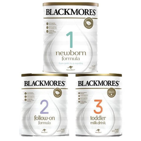 Sữa BLACKMORES 900g Số 1,2,3 Úc