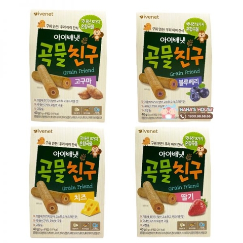 Bánh quế Ivenet Hàn Quốc (9m+)