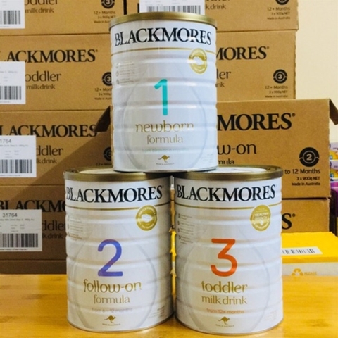 Sữa BLACKMORES 900g Số 1,2,3 Úc