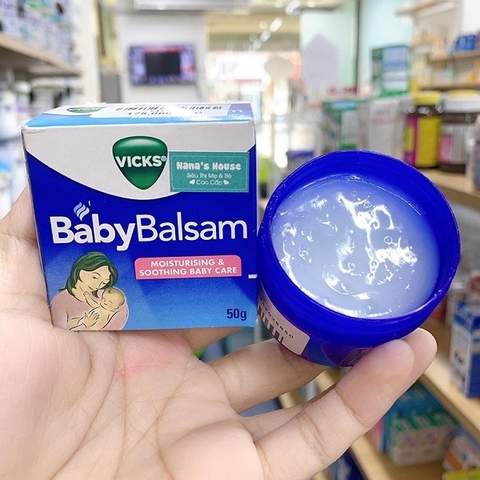 Dầu ấm ngực Vick Baby Balsam 50g Úc