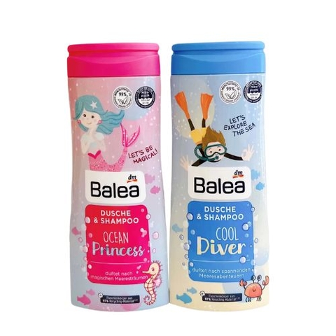 Tắm gội cho bé Balea 2in1 Đức