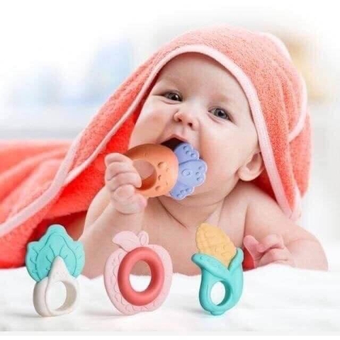 Hộp giấy gặm nướu Baby Rattle 7 chi tiết