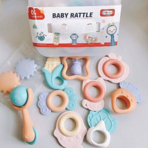 Hộp gặm nướu Baby Rattle 10 món