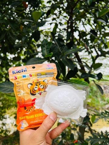 Khẩu trang trẻ em Kichi phiên bản hình sư tử