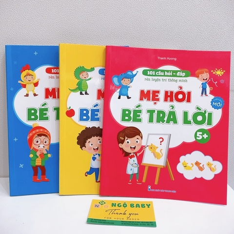 Sách mẹ hỏi bé trả lời theo từng độ tuổi