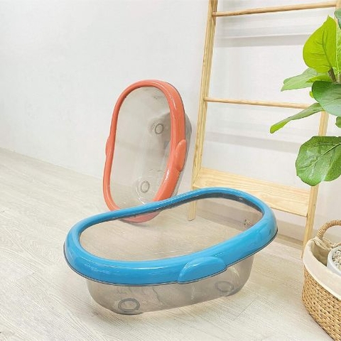 Chậu tắm newborn Sasa trong suốt cho bé