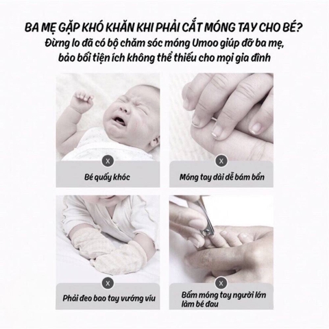 Bộ chăm sóc móng cho bé Umoo UM-11103